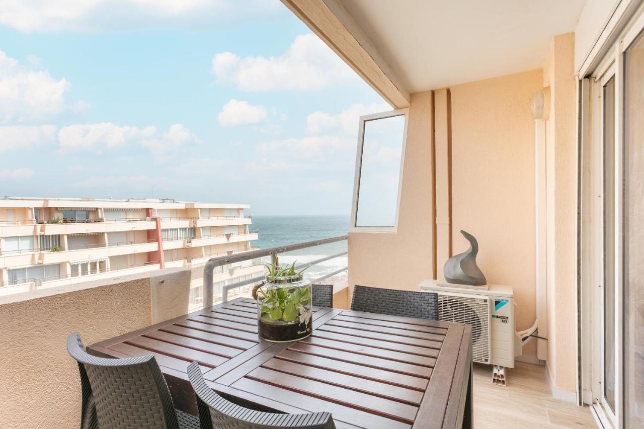 Appartement T3 Terrasse Vue Sur Mer, Piscine, Parking, Wifi Et Clim Sète Buitenkant foto