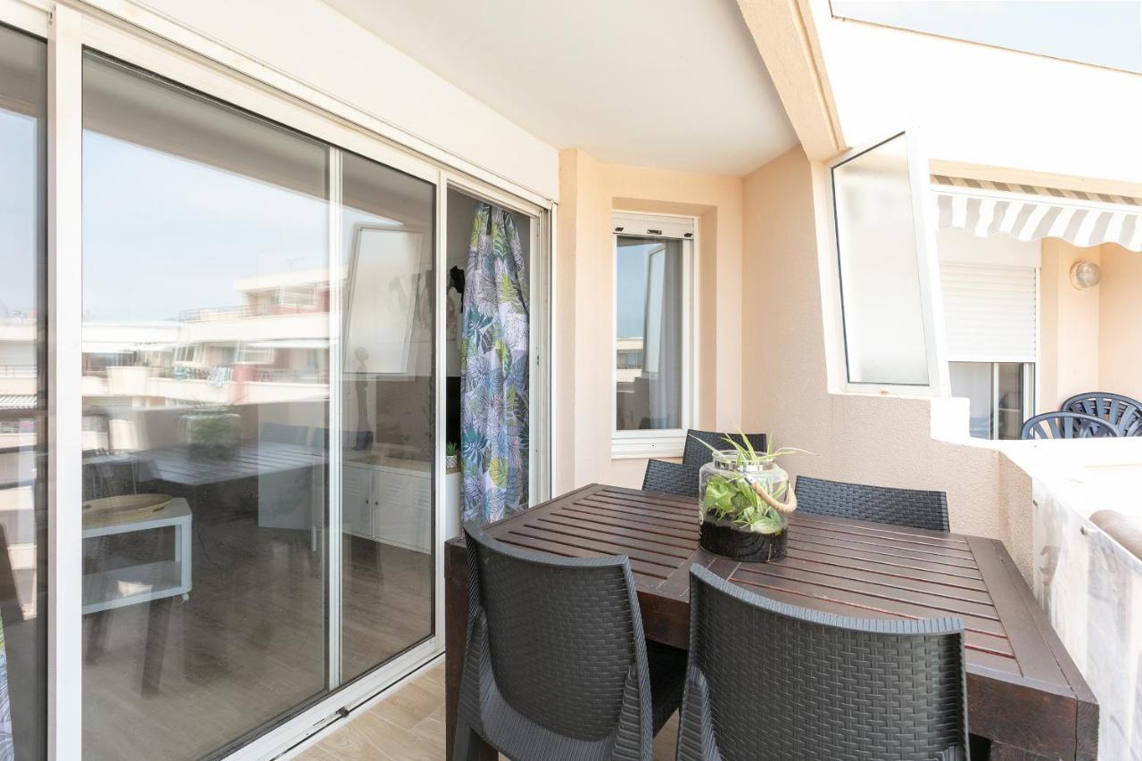 Appartement T3 Terrasse Vue Sur Mer, Piscine, Parking, Wifi Et Clim Sète Buitenkant foto