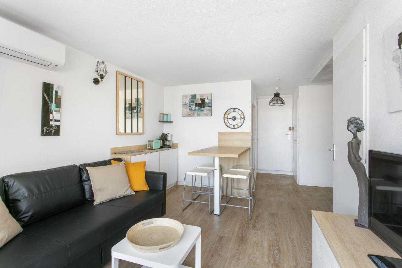 Appartement T3 Terrasse Vue Sur Mer, Piscine, Parking, Wifi Et Clim Sète Buitenkant foto